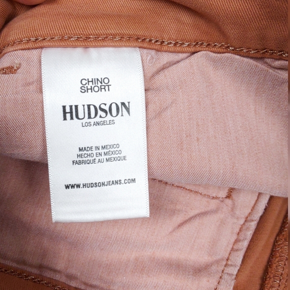 NWT Hudson $145 Mens 30 Terracotta Chino Short Twill Shorts - Picture 3 of 6